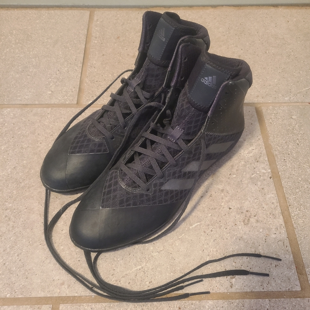 Adidas Men's Black Wresting/Boxing Shoes